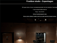 Tablet Screenshot of frostbox.net